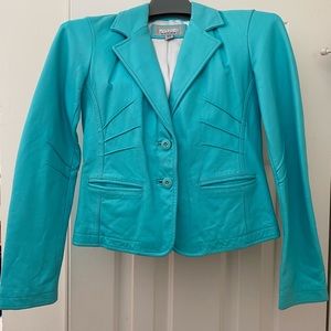 WILSONS LEATHER Maxima 2 Button Leather Blazer XS